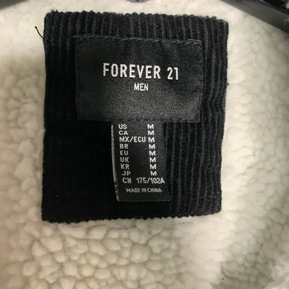 Stylish sherpa corduroy jacket - Picture 2 of 3